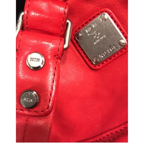 MCM Red Backpack - Picture 8 of 11